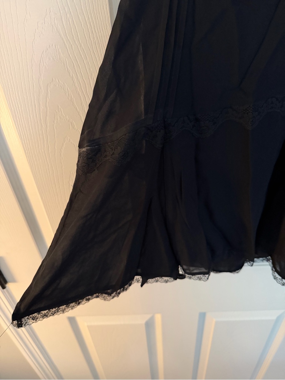 Reformation Black Satin Slip Top - Picture 5 of 6